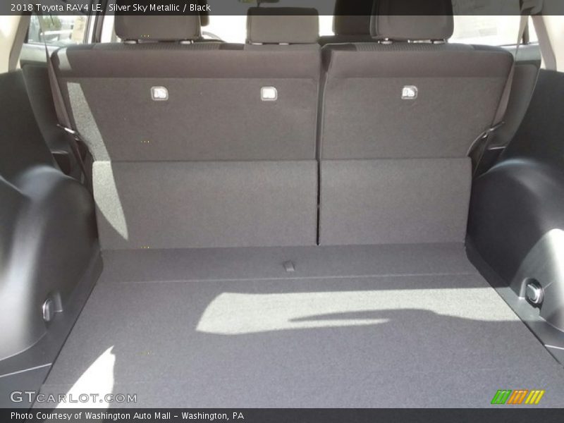 Silver Sky Metallic / Black 2018 Toyota RAV4 LE