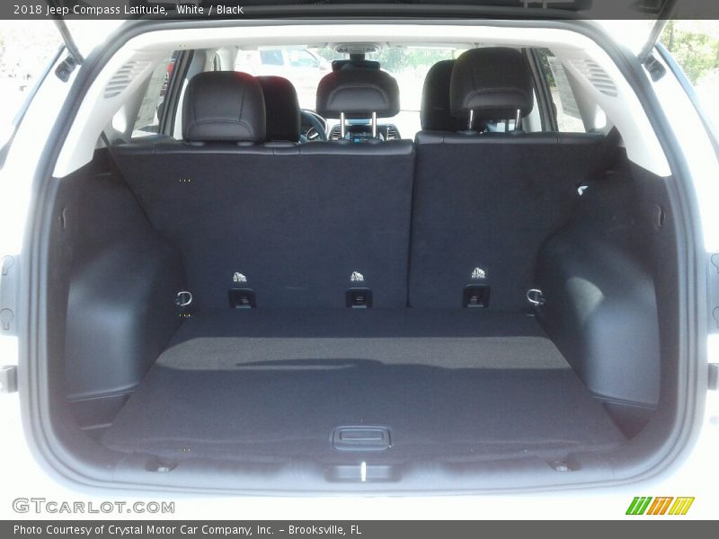 White / Black 2018 Jeep Compass Latitude