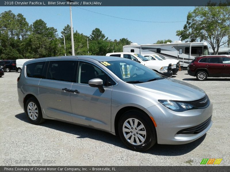 Billet Silver Metallic / Black/Alloy 2018 Chrysler Pacifica L