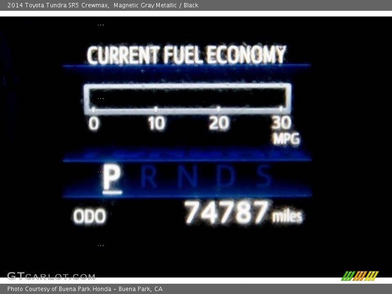 Magnetic Gray Metallic / Black 2014 Toyota Tundra SR5 Crewmax