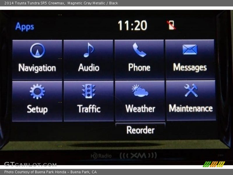 Magnetic Gray Metallic / Black 2014 Toyota Tundra SR5 Crewmax