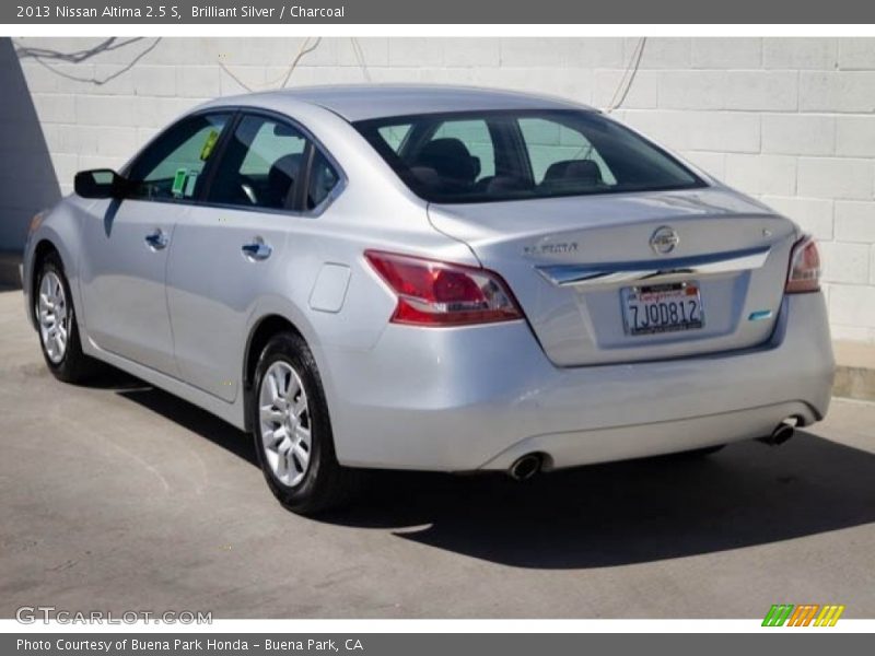 Brilliant Silver / Charcoal 2013 Nissan Altima 2.5 S