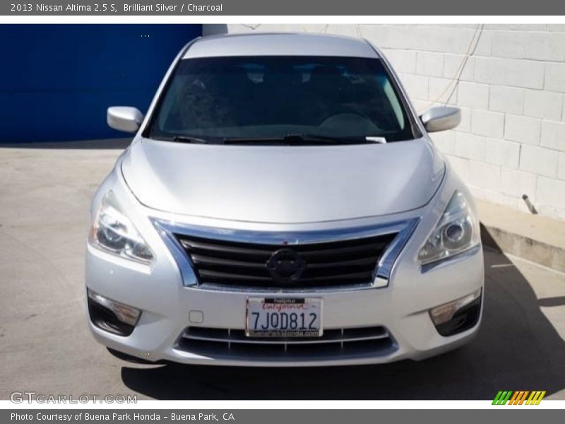 Brilliant Silver / Charcoal 2013 Nissan Altima 2.5 S