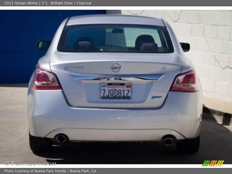 Brilliant Silver / Charcoal 2013 Nissan Altima 2.5 S