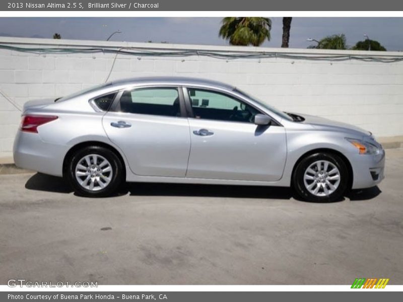 Brilliant Silver / Charcoal 2013 Nissan Altima 2.5 S