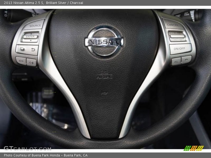 Brilliant Silver / Charcoal 2013 Nissan Altima 2.5 S