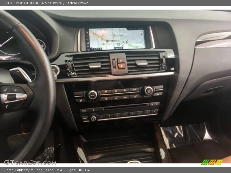 Alpine White / Saddle Brown 2018 BMW X4 M40i