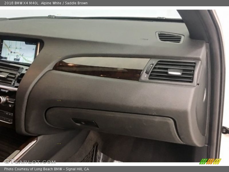 Alpine White / Saddle Brown 2018 BMW X4 M40i