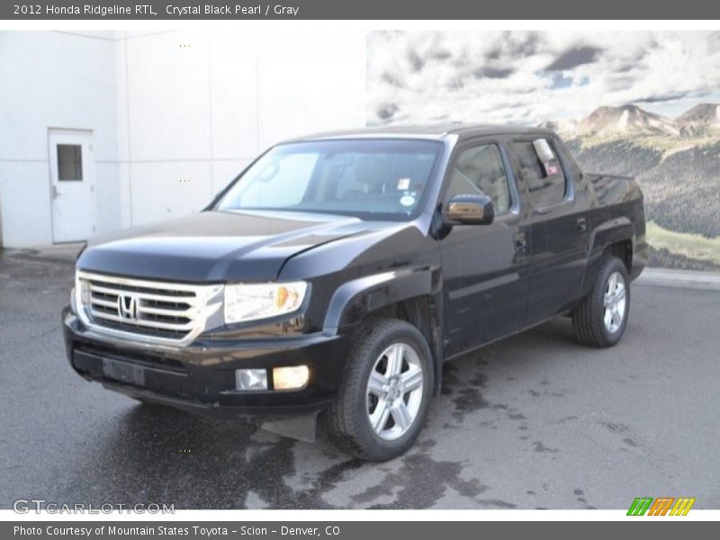Crystal Black Pearl / Gray 2012 Honda Ridgeline RTL