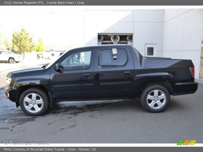 Crystal Black Pearl / Gray 2012 Honda Ridgeline RTL