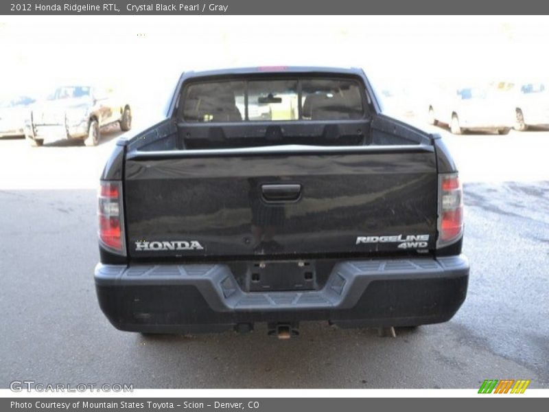Crystal Black Pearl / Gray 2012 Honda Ridgeline RTL