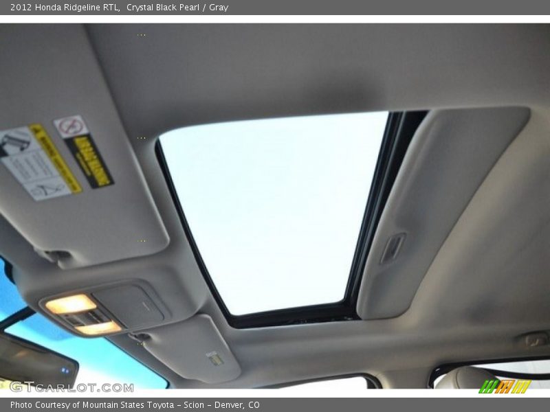 Crystal Black Pearl / Gray 2012 Honda Ridgeline RTL