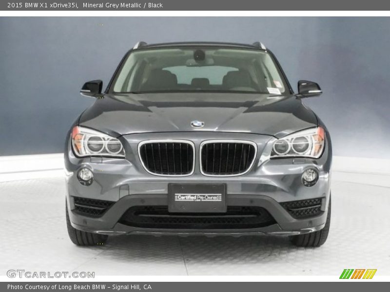Mineral Grey Metallic / Black 2015 BMW X1 xDrive35i