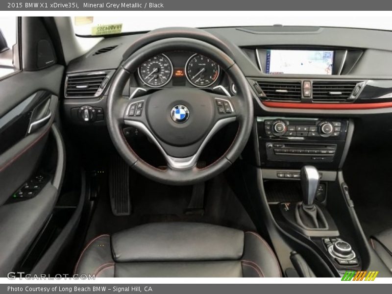 Mineral Grey Metallic / Black 2015 BMW X1 xDrive35i