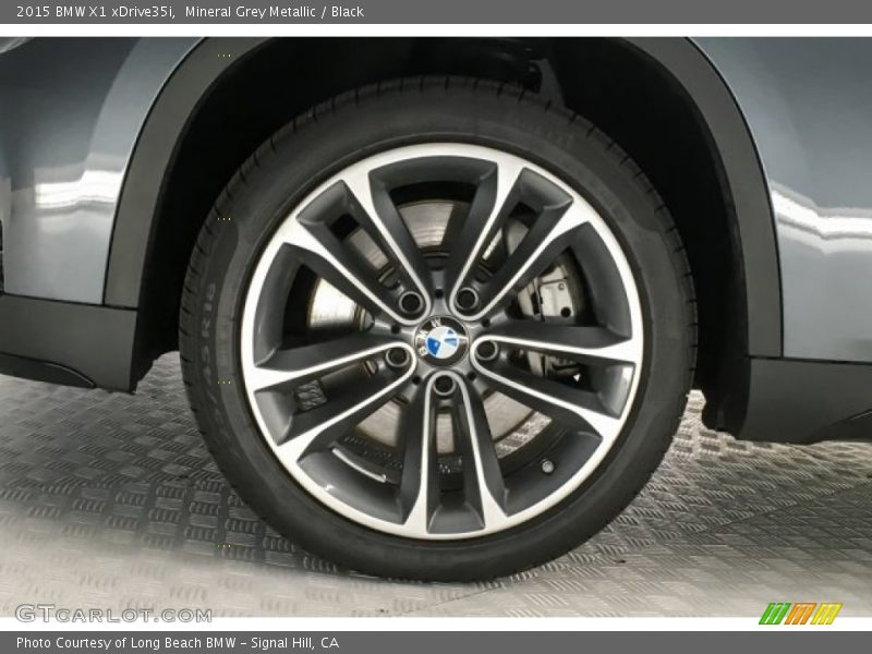 Mineral Grey Metallic / Black 2015 BMW X1 xDrive35i