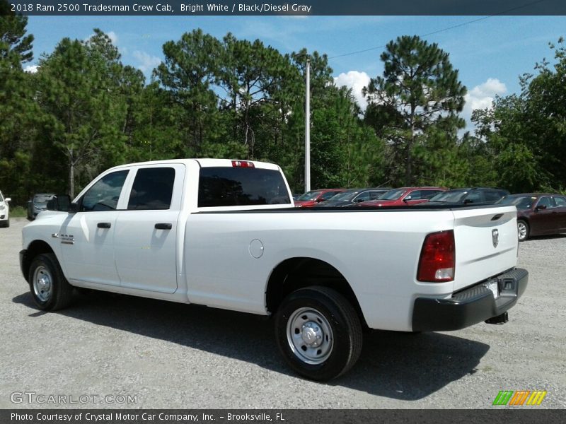 Bright White / Black/Diesel Gray 2018 Ram 2500 Tradesman Crew Cab