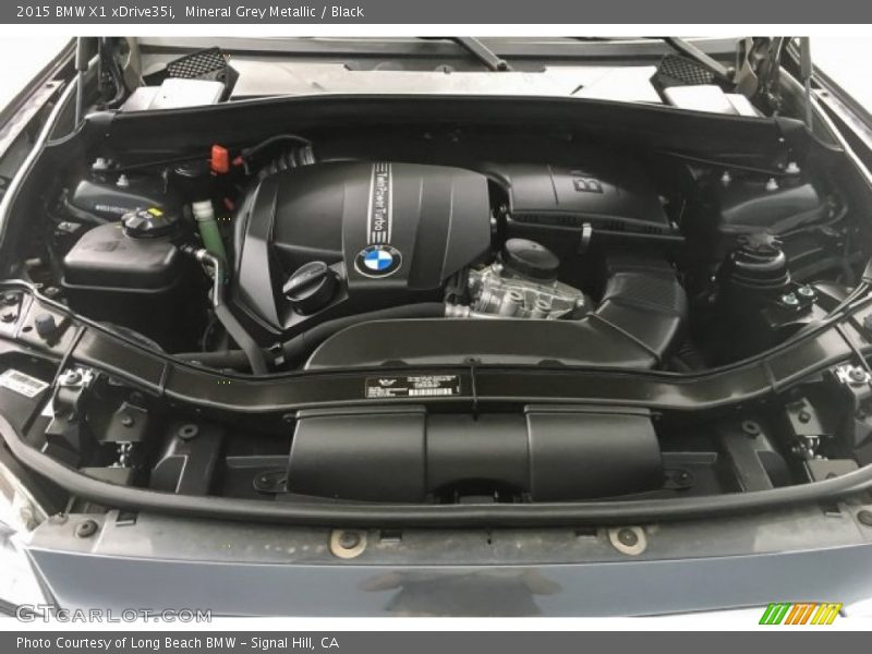 Mineral Grey Metallic / Black 2015 BMW X1 xDrive35i