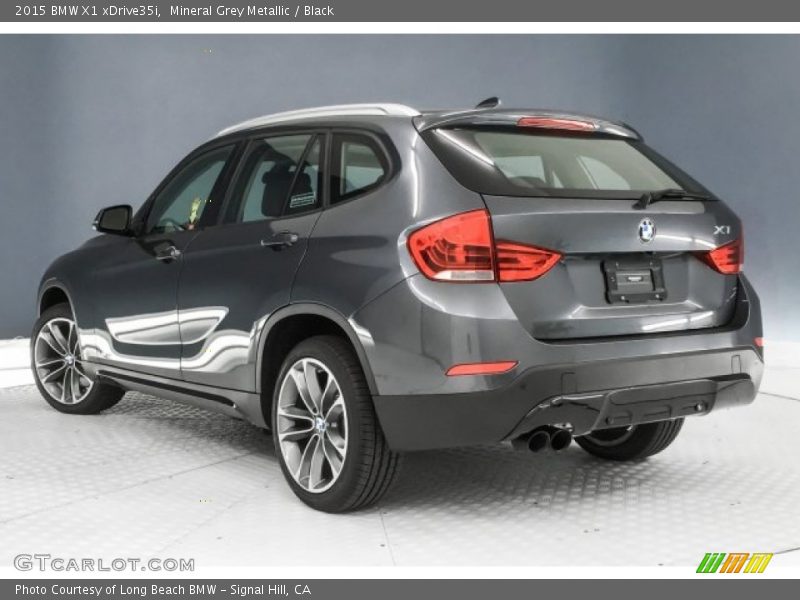 Mineral Grey Metallic / Black 2015 BMW X1 xDrive35i