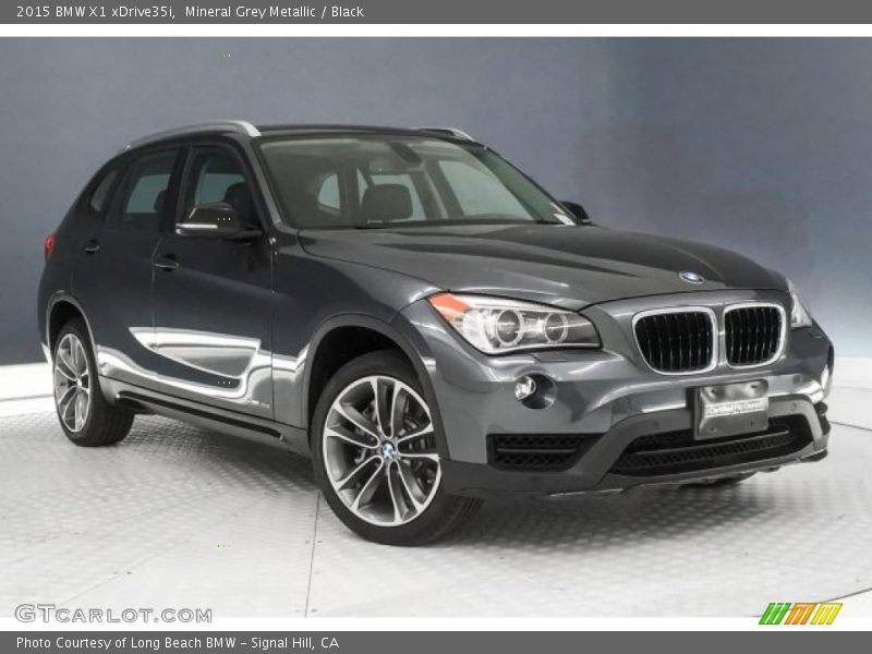 Mineral Grey Metallic / Black 2015 BMW X1 xDrive35i