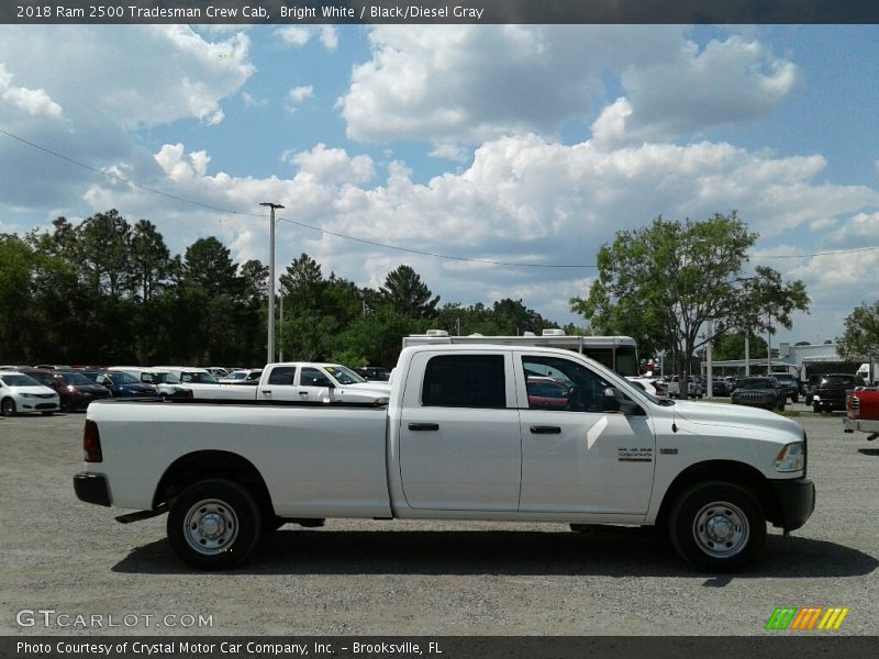 Bright White / Black/Diesel Gray 2018 Ram 2500 Tradesman Crew Cab