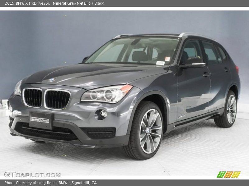 Mineral Grey Metallic / Black 2015 BMW X1 xDrive35i