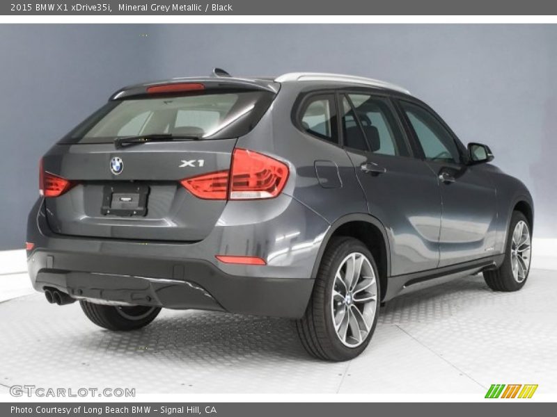 Mineral Grey Metallic / Black 2015 BMW X1 xDrive35i