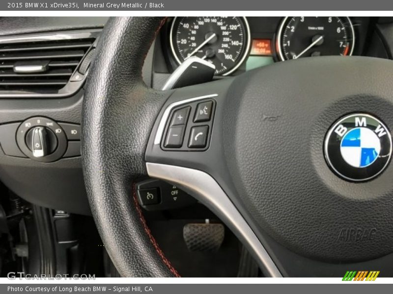 Mineral Grey Metallic / Black 2015 BMW X1 xDrive35i