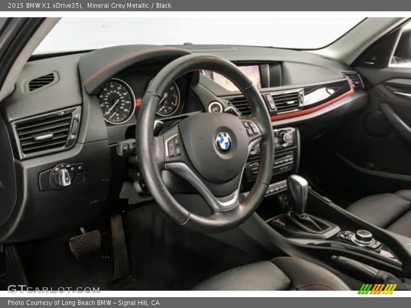 Mineral Grey Metallic / Black 2015 BMW X1 xDrive35i