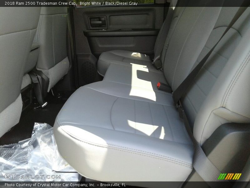 Bright White / Black/Diesel Gray 2018 Ram 2500 Tradesman Crew Cab