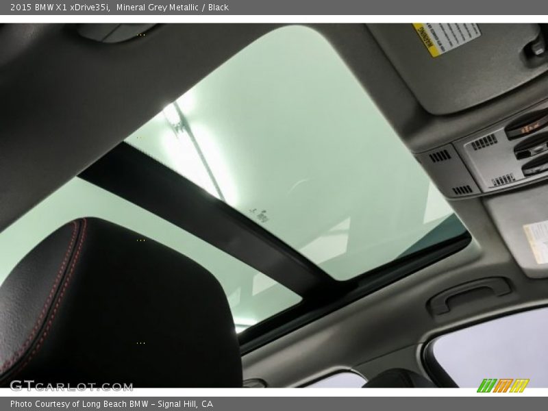 Mineral Grey Metallic / Black 2015 BMW X1 xDrive35i