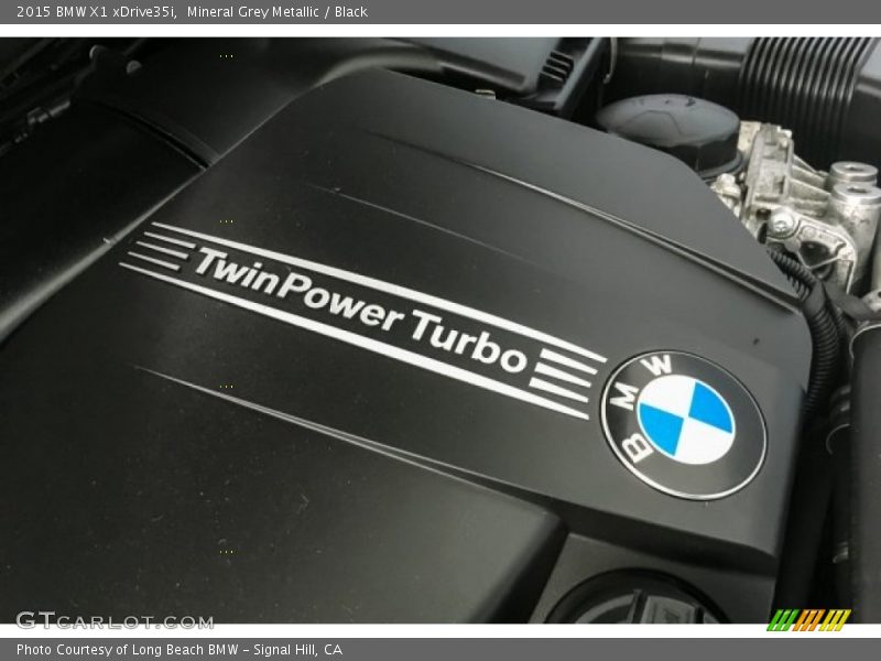 Mineral Grey Metallic / Black 2015 BMW X1 xDrive35i
