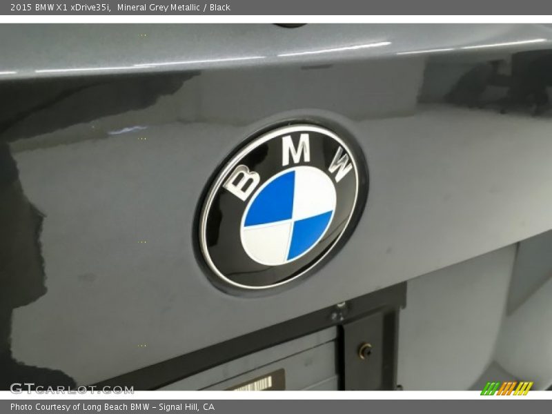 Mineral Grey Metallic / Black 2015 BMW X1 xDrive35i