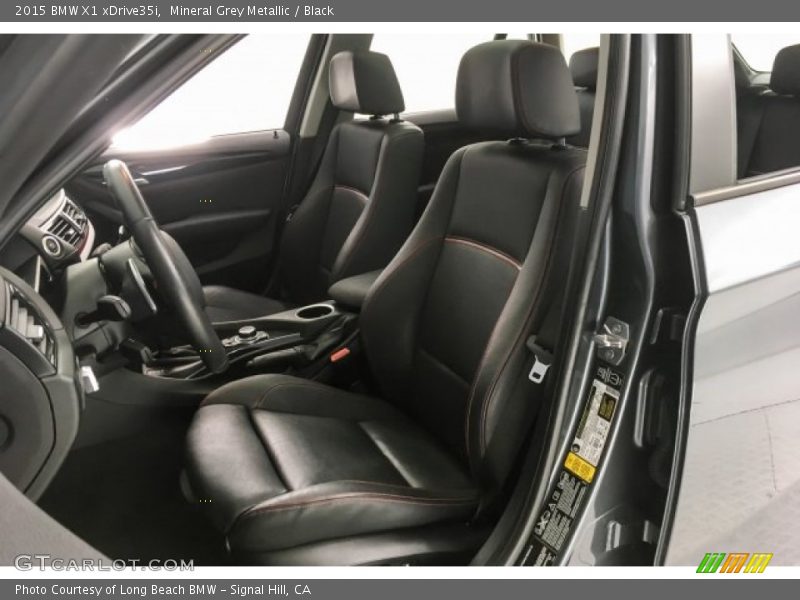 Mineral Grey Metallic / Black 2015 BMW X1 xDrive35i