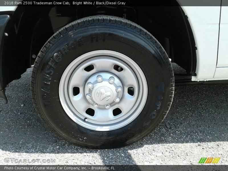 Bright White / Black/Diesel Gray 2018 Ram 2500 Tradesman Crew Cab
