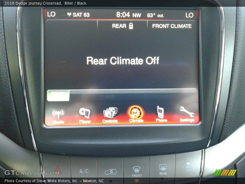 Billet / Black 2018 Dodge Journey Crossroad