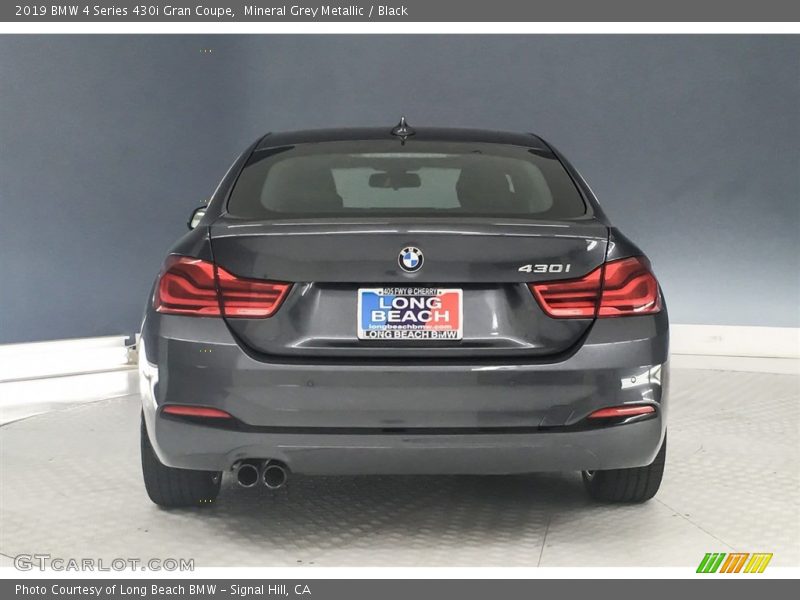 Mineral Grey Metallic / Black 2019 BMW 4 Series 430i Gran Coupe