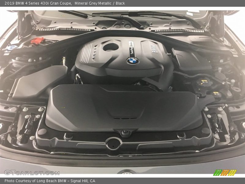 Mineral Grey Metallic / Black 2019 BMW 4 Series 430i Gran Coupe