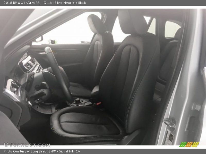 Glacier Silver Metallic / Black 2018 BMW X1 sDrive28i