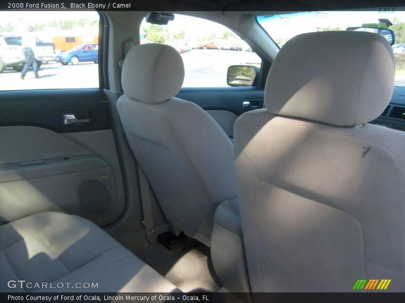 Black Ebony / Camel 2008 Ford Fusion S