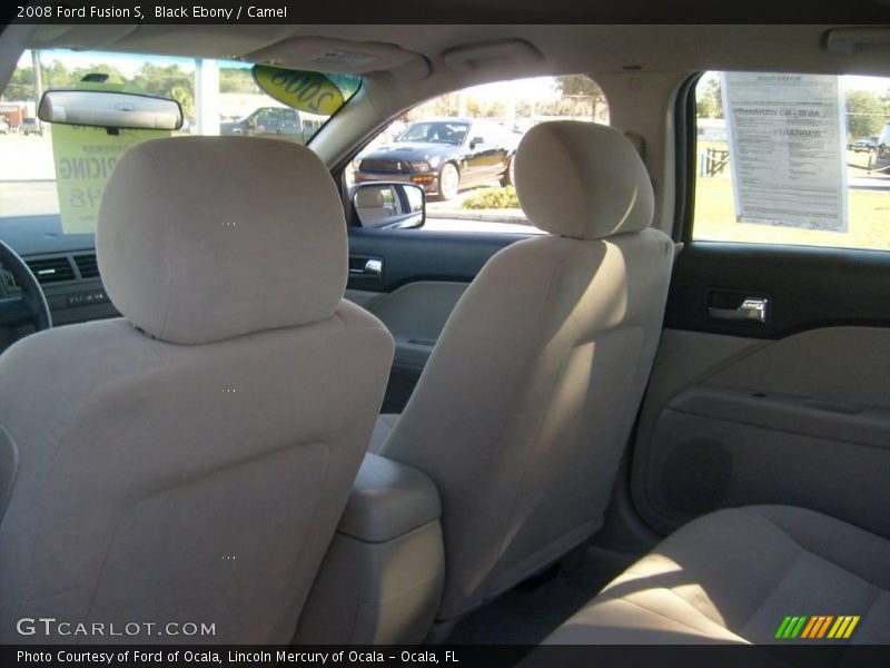 Black Ebony / Camel 2008 Ford Fusion S