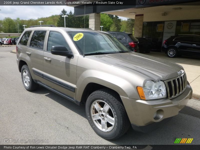 Light Khaki Metallic / Medium Slate Gray 2006 Jeep Grand Cherokee Laredo 4x4