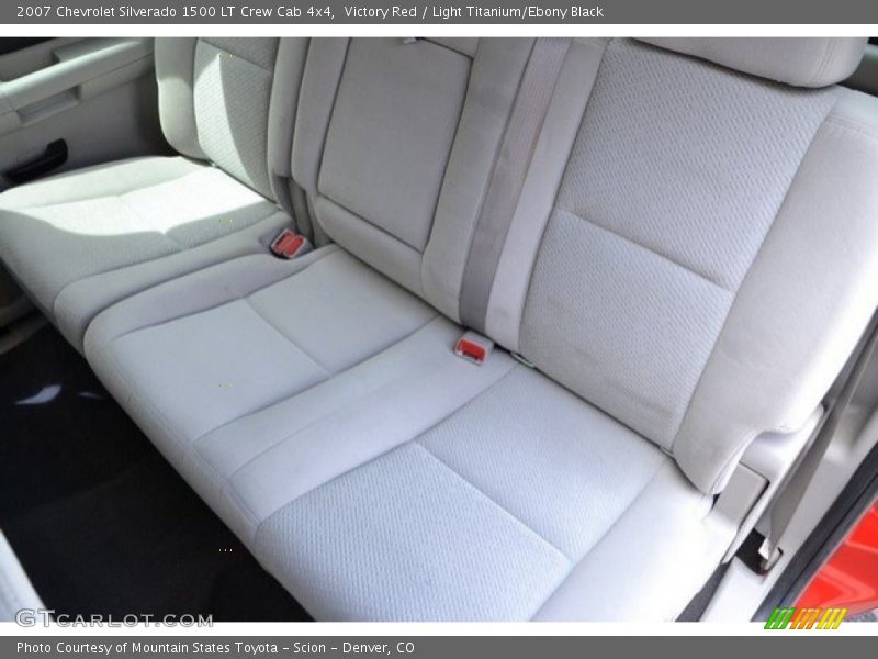 Victory Red / Light Titanium/Ebony Black 2007 Chevrolet Silverado 1500 LT Crew Cab 4x4