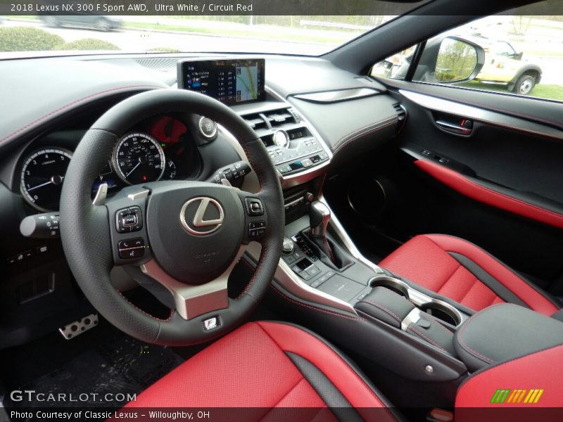  2018 NX 300 F Sport AWD Circuit Red Interior