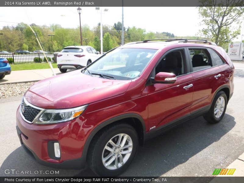 Remington Red / Black 2014 Kia Sorento LX AWD