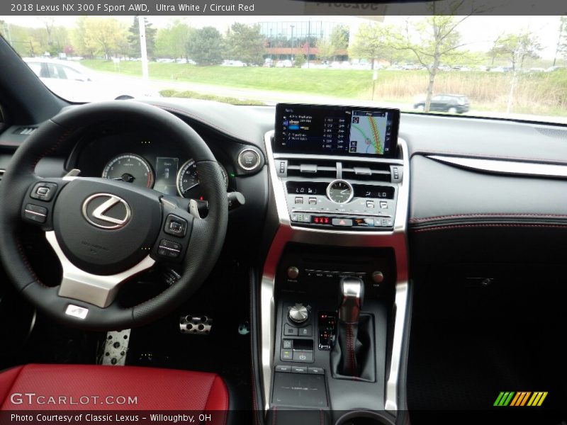 Dashboard of 2018 NX 300 F Sport AWD