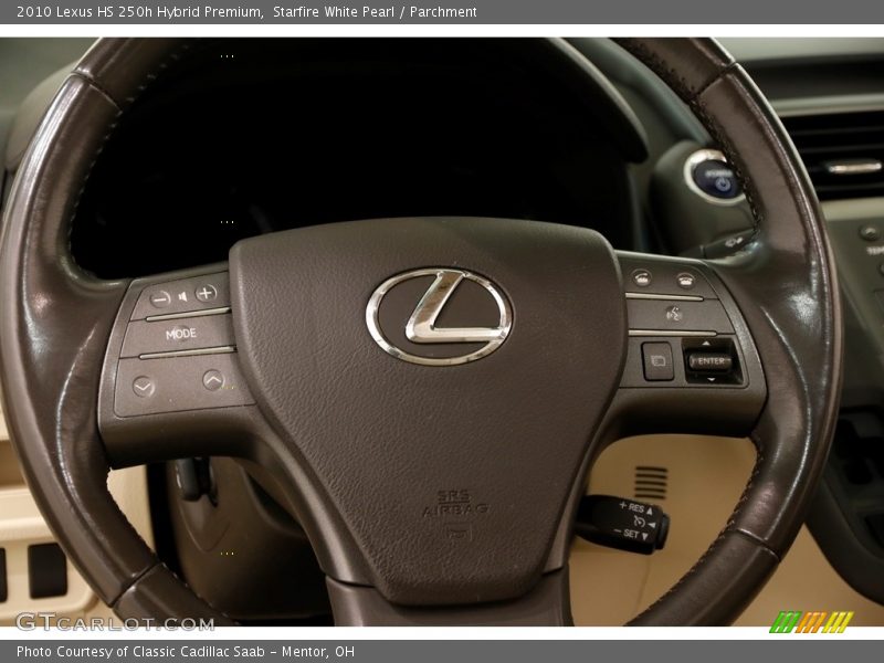 Starfire White Pearl / Parchment 2010 Lexus HS 250h Hybrid Premium
