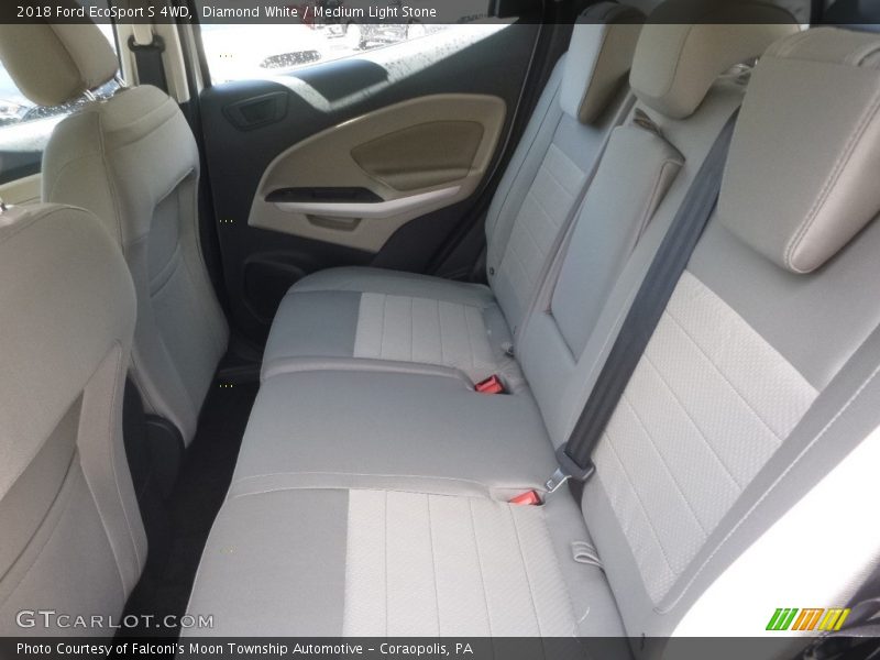 Diamond White / Medium Light Stone 2018 Ford EcoSport S 4WD