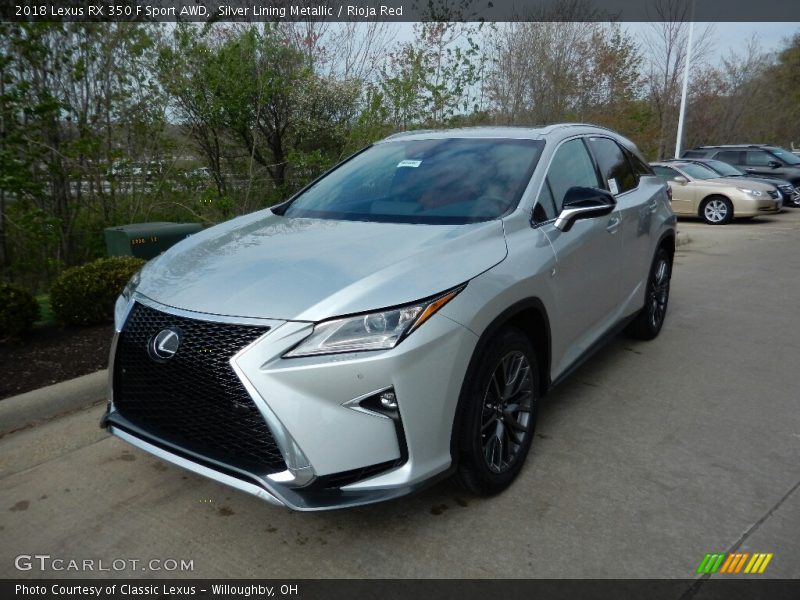 Front 3/4 View of 2018 RX 350 F Sport AWD