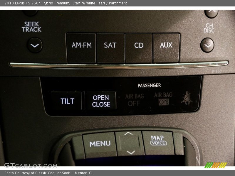 Starfire White Pearl / Parchment 2010 Lexus HS 250h Hybrid Premium