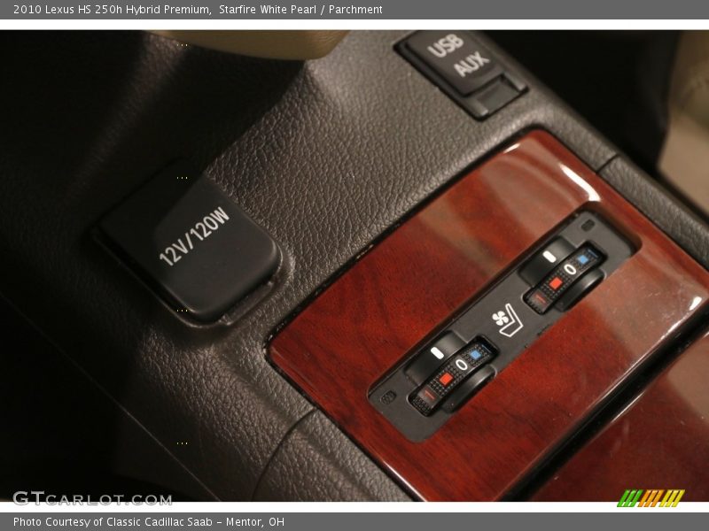 Starfire White Pearl / Parchment 2010 Lexus HS 250h Hybrid Premium